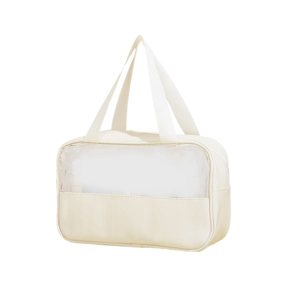 Clear Makeup Bag Transparent Cosmetic Tote Pouch For Travel Toiletry Storage 1 Pack