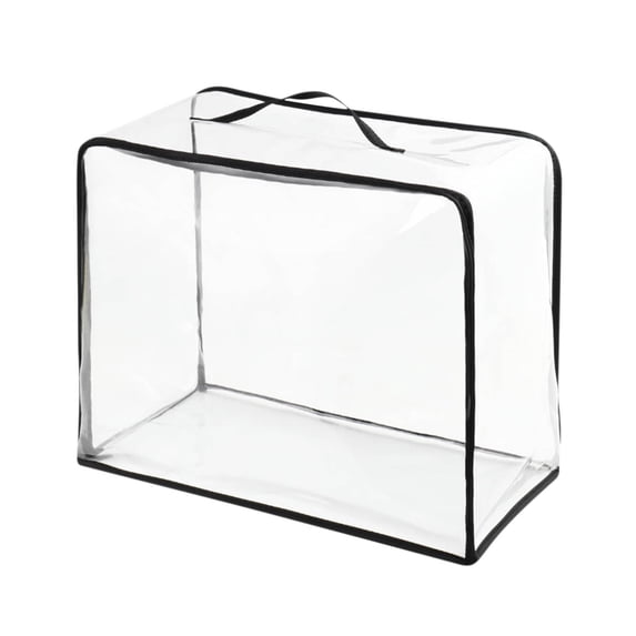 Clear Makeup Bags,Large Transparent Travel Bags for Toiletries,Clear Toiletry Bag with Handle,Portable Luggage Pouch,Large Capacity Three-Dimensional Storage Bag for Women Men
