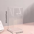 thumbnail image 1 of Clear Makeup Brush Holder – Plastic Storage Organizer for Cosmetics Brushes & Beauty Tools (1-Piece), 1 of 7
