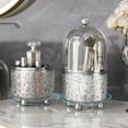 thumbnail image 1 of Clear Makeup Brush Organizer,Rotatable,Dustproof,Cosmetic Storage,360° Rotating Bucket,Multi-Compartment,Desk Organizer,Beauty Organizer,Makeup Brush Holder,Clear Storage Box, 1 of 6