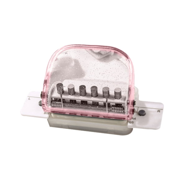 Clear Manual Puncher 6 Hole Paper Puncher Six Hole Punching Machine for Student
