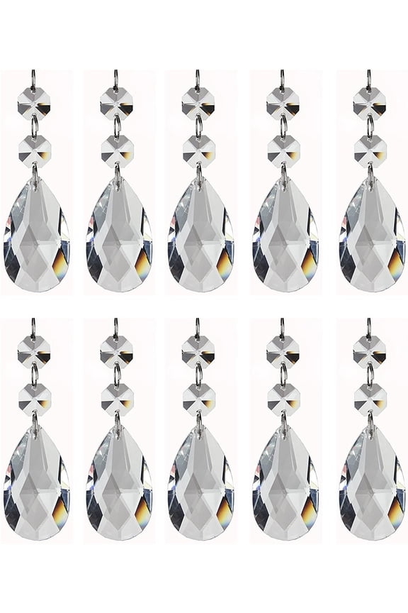 Clear Maple Leaf Crystal Pendants, Exquisite Prisms For Chandelier And Window, Shiny Glass Crystals That Create Mesmerizing Light Refraction And Potential To Make A Bright Rainbow