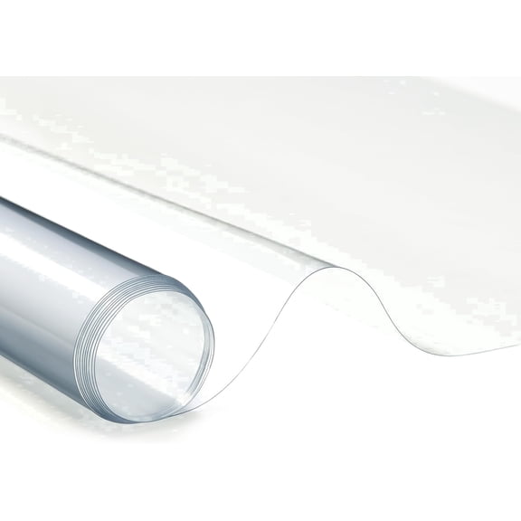 Clear Marine Vinyl Sheeting, 10 Gauge, 5 Yard Roll of Transparent Plastic, Storm Windows, Covering, Protection, Tablecloth Protector