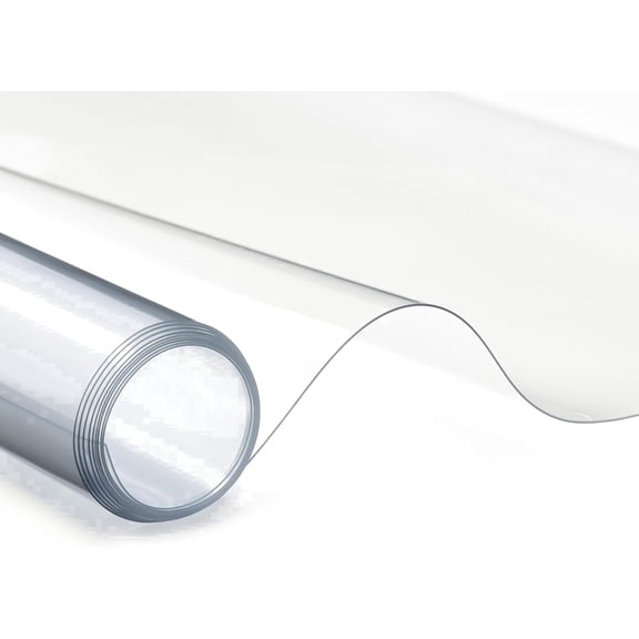 Clear Marine Vinyl Sheeting, 20 Gauge, 5 Yard Roll of Transparent Plastic, Storm Windows, Covering, Protection, Tablecloth Protector