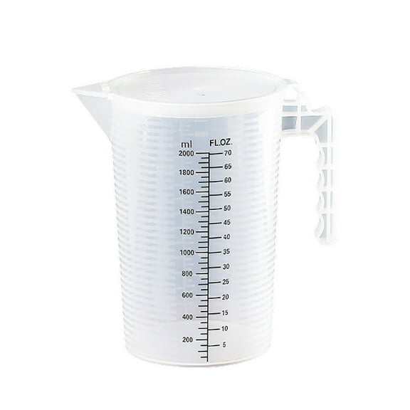 Clear Measuring Jug with Handle and Spout for Precise Liquid Measurement Large 20ml Capacity Kitchen Tool