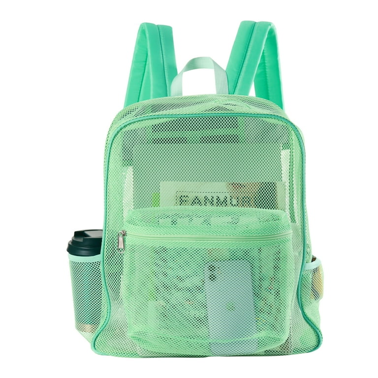 Clear mesh backpack sale