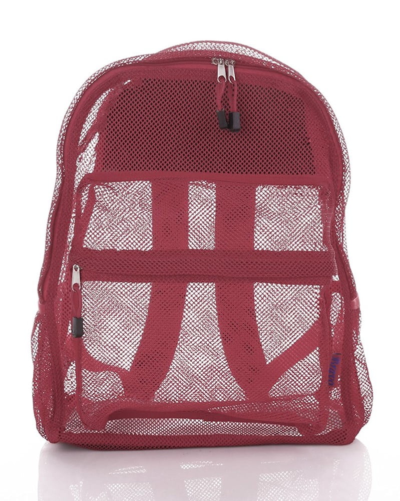 Clear 2025 mesh backpack