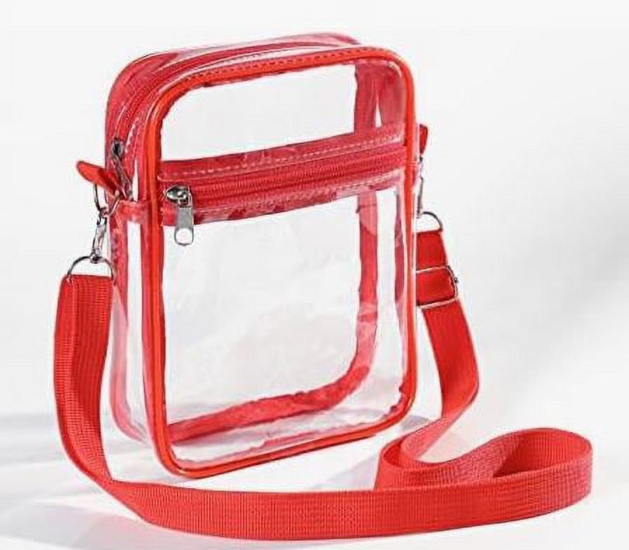 Clear Messenger Bag, Transparent Crossbody Shoulder Bags