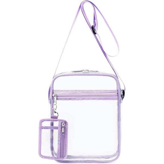 Clear Messenger Bag for Work & Business Travel for Men & Women, Stadium Approved