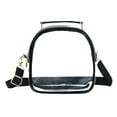 thumbnail image 1 of Clear Messenger Shoulder Bag Plastic Women Crossbody Leather Clear Crossbody Purse Bag for Concerts Sports Events Festivals, 1 of 3