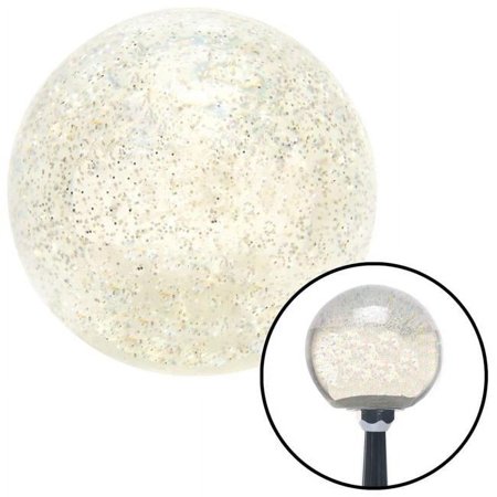 Clear Metal Flake Shift Knob with 0.5-20 Insert Shifter Auto Manual Custom Brody
