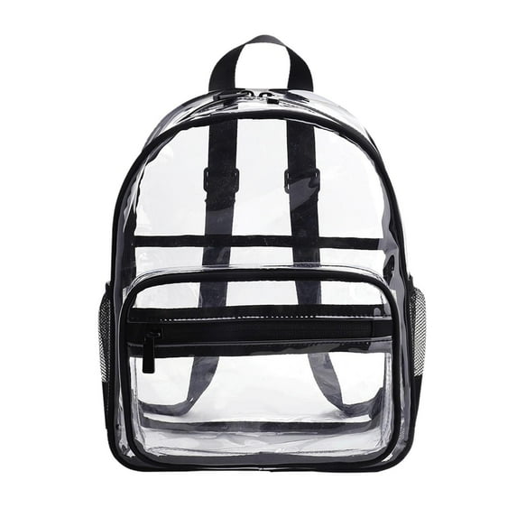 Clear Mini Backpack - Clear Backpack Stadium Approved Small Clear Backpack for Women Clear Bag for Concerts Festivals Sports Work