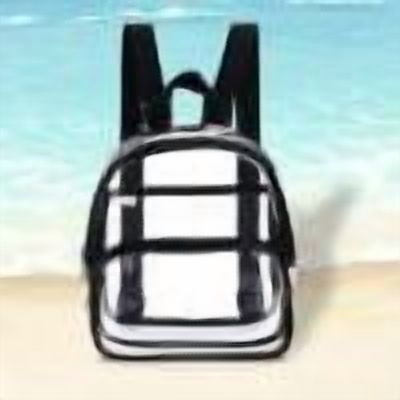 Clear Mini Backpack Transparent Backpack, Clear Backpack Heavy Duty Clear Bookbag Transparent Backpack Look Through Plastic Bookbag For School,Work,Stadium,Travel,Security,Festival,College