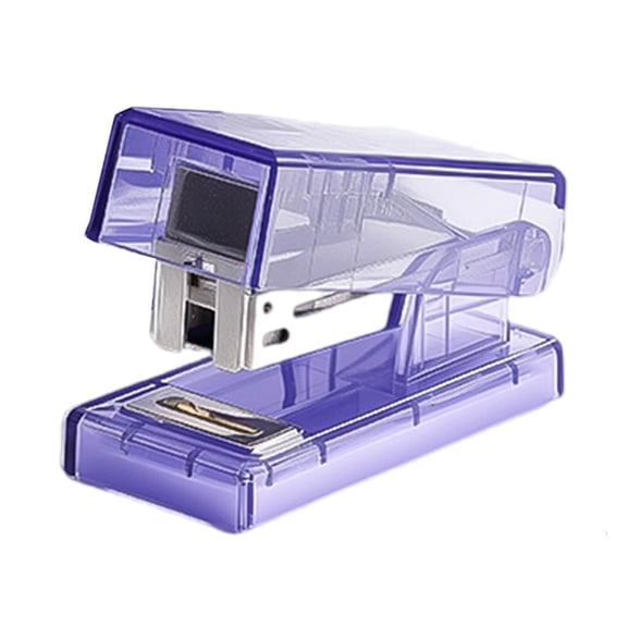 Clear Mini Stapler 10 Sheets Capacity Pocket Size Stapler for StudentsAdu1t