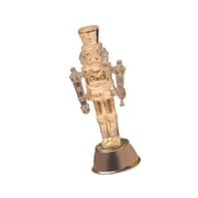 Clear Modern Nutcrackers Soldier Figurine with LED Desk Decors For Christmas Holiday Homes Party Decoration Gifting