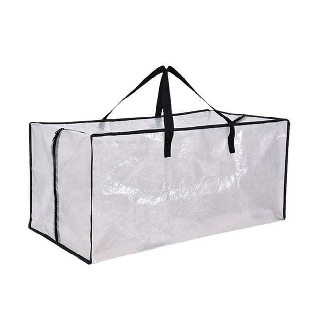 Clear Moving Bags Heavy Duty Extra Large Storage Bags with Zippers