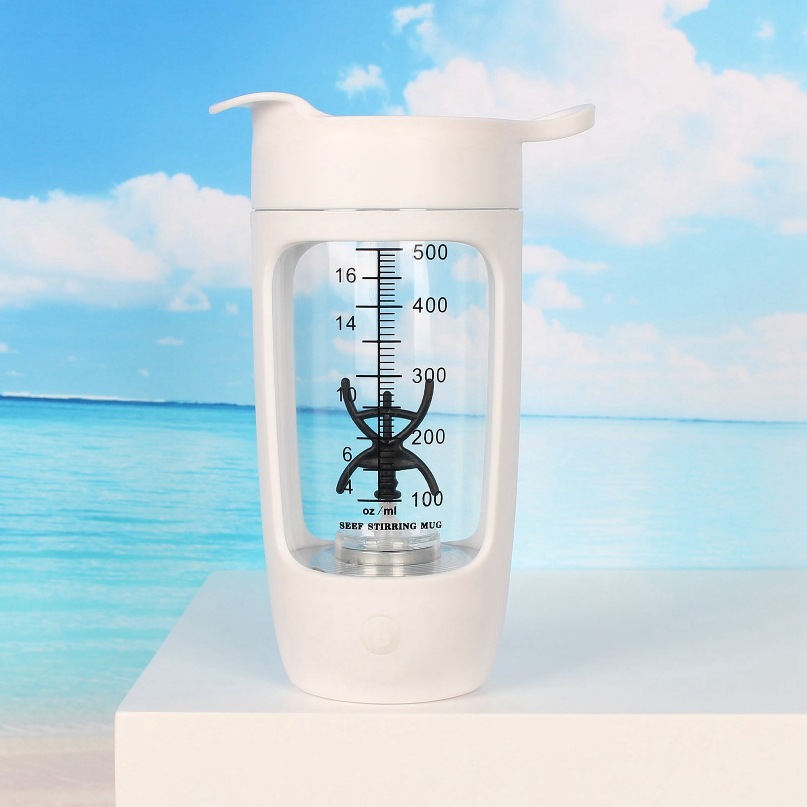 Clear Mugs for Coffee USB Protein Shake Bottle Shaker Cup Fully