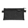 thumbnail image 1 of Clear Multi-purpose Pouch Nylon Zipper Pen Storage Makeup Bag for Home Office Travel Supplies, 5x8in, 1 of 2