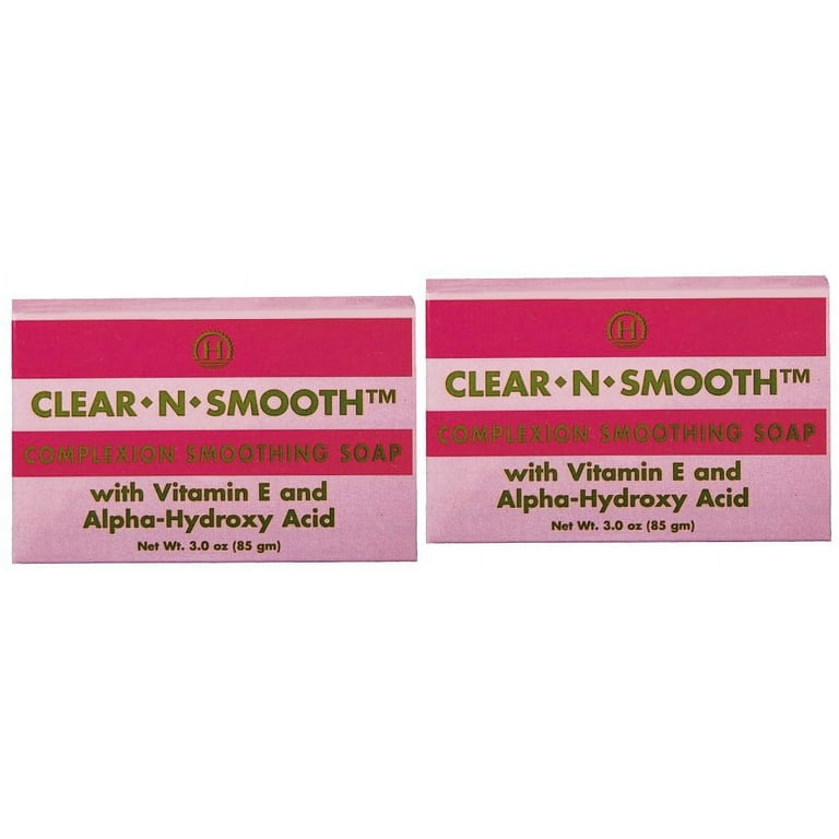 Clear-N-Smooth Lactic Acid Skin Smoothing Exfoliating Soap, 3 Oz, 2 Ct