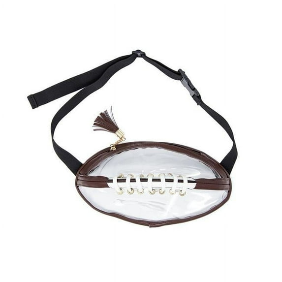 Clear NFL Compliant Football Fanny Pack, Clear Bag, Football Bag