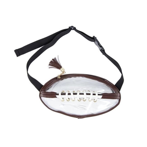 Clear NFL Compliant Football Fanny Pack, Clear Bag, Football Bag