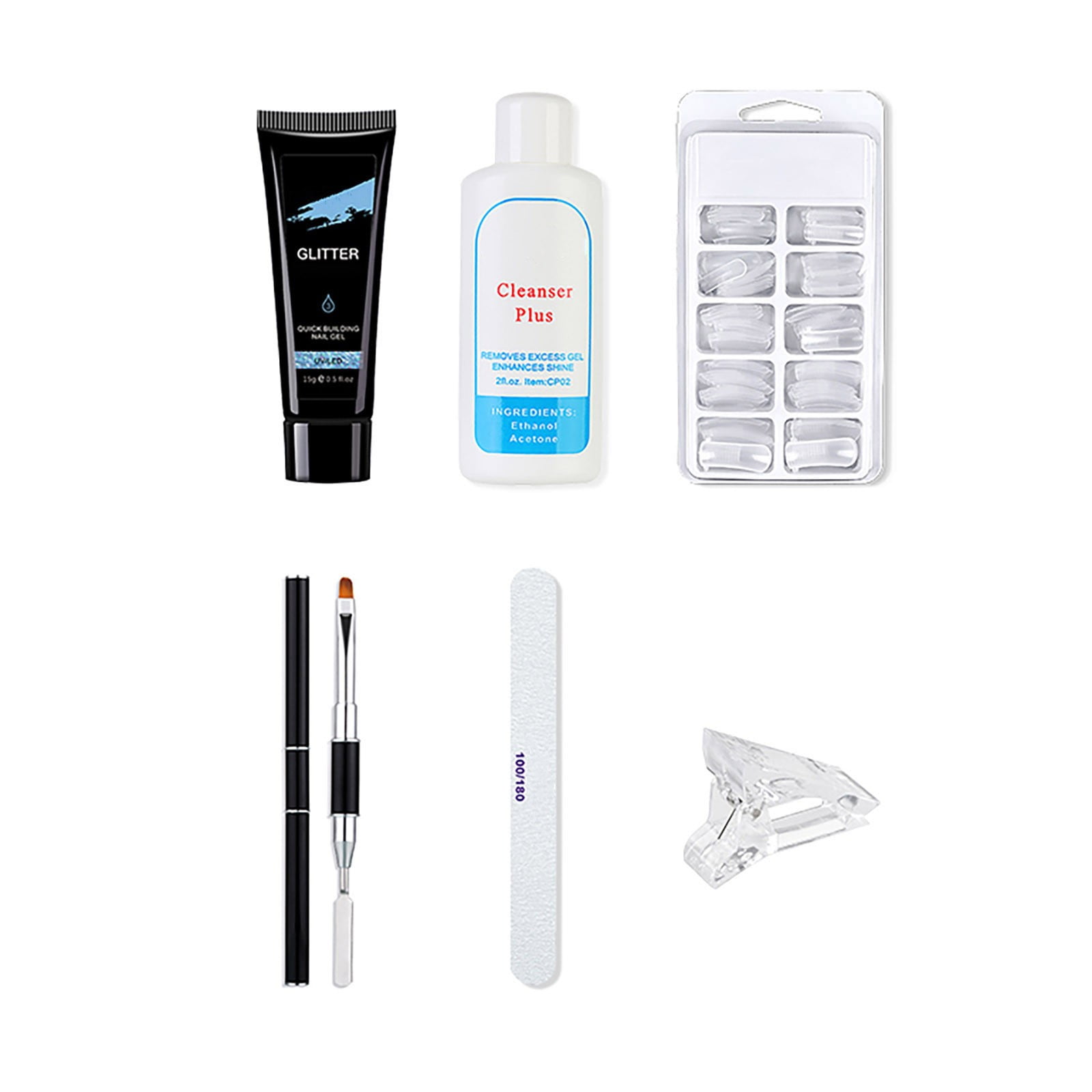 Clear Nail Clear Coat for Acrylic Nails Topcoat for Nails Base Coat for