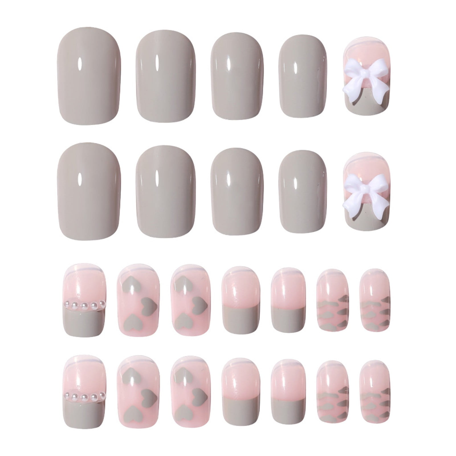 Clear Nail Gel Nail Forms 500pcs False Nail Tips Coffin Long Acrylic