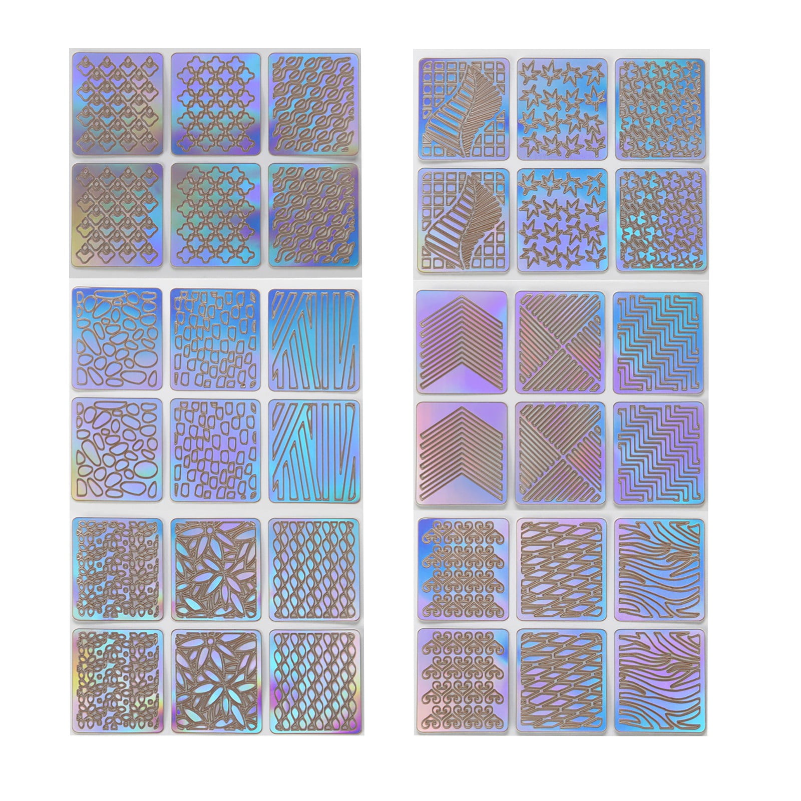 Clear Nail Gel Strips Pineapple Stickers Sheet Number Stickers for