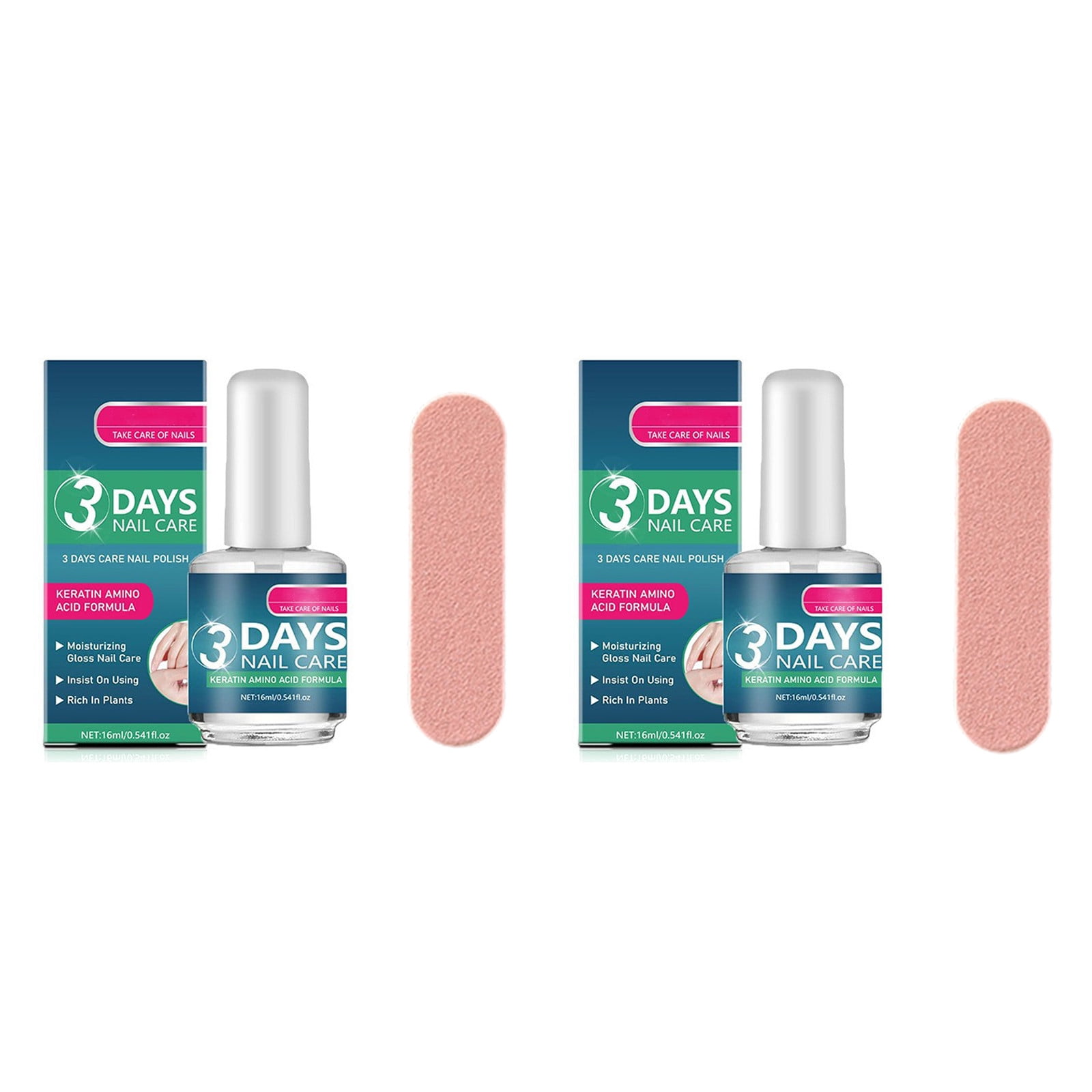 Clear Nail Polish 16ml, Quick Drying Top Coat and Base Coat, Nourishing Nail Care with Long Lasting Shine, Versatile Nail Care Solution