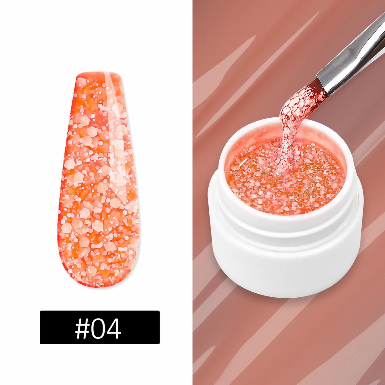 Clear Nail Polish New Nail Polish Flash Snowflake Glue Delicate Thick