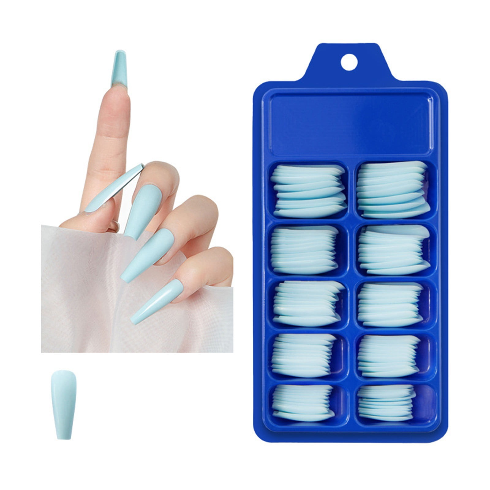 Clear Nail plus Customer Clear Tips for Acrylic Nails Ballerina