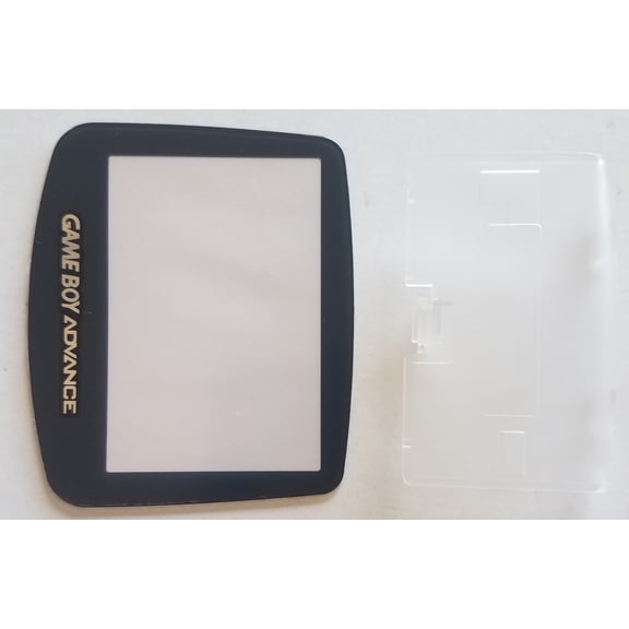 Clear Nintendo Game Boy Advance (GBA) Replacement Battery Cover Lid + Plastic Screen