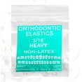 Clear NonLatex 100 counts, Intraoral Elastic Bands Orthodontic