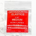 Clear NonLatex 100 counts, Intraoral Elastic Bands Orthodontic