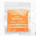 Clear NonLatex 100 counts, Intraoral Elastic Bands Orthodontic