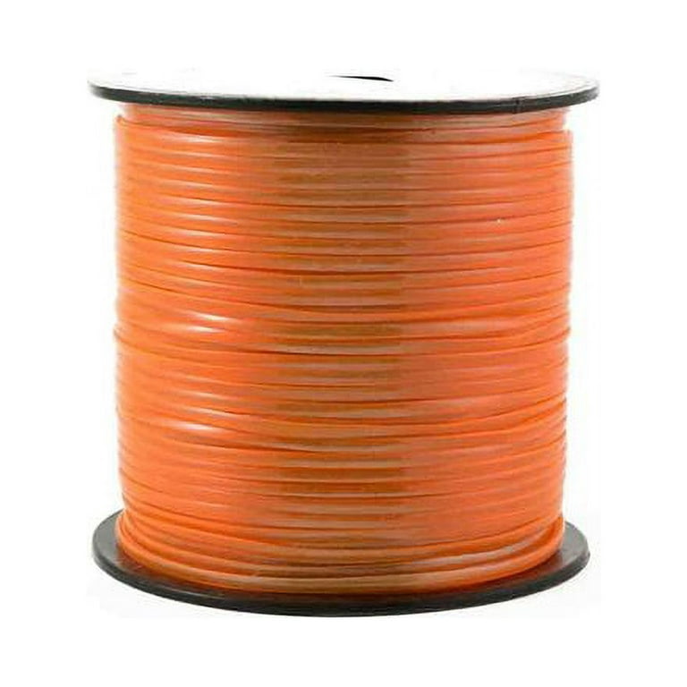 Clear Orange Plastic Craft Lace Lanyard Gimp String Bulk 100 Yard Roll 