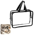 thumbnail image 1 of Clear Organizer Bags,Reusable Clear PVC Board Game Storage,Travel Waterproof Pouch with Portable Handle,11.8x8.6x3.9 Inch Zippered Transparent Organizer Bag,Storage Containers for Toy,Board Games, 1 of 4