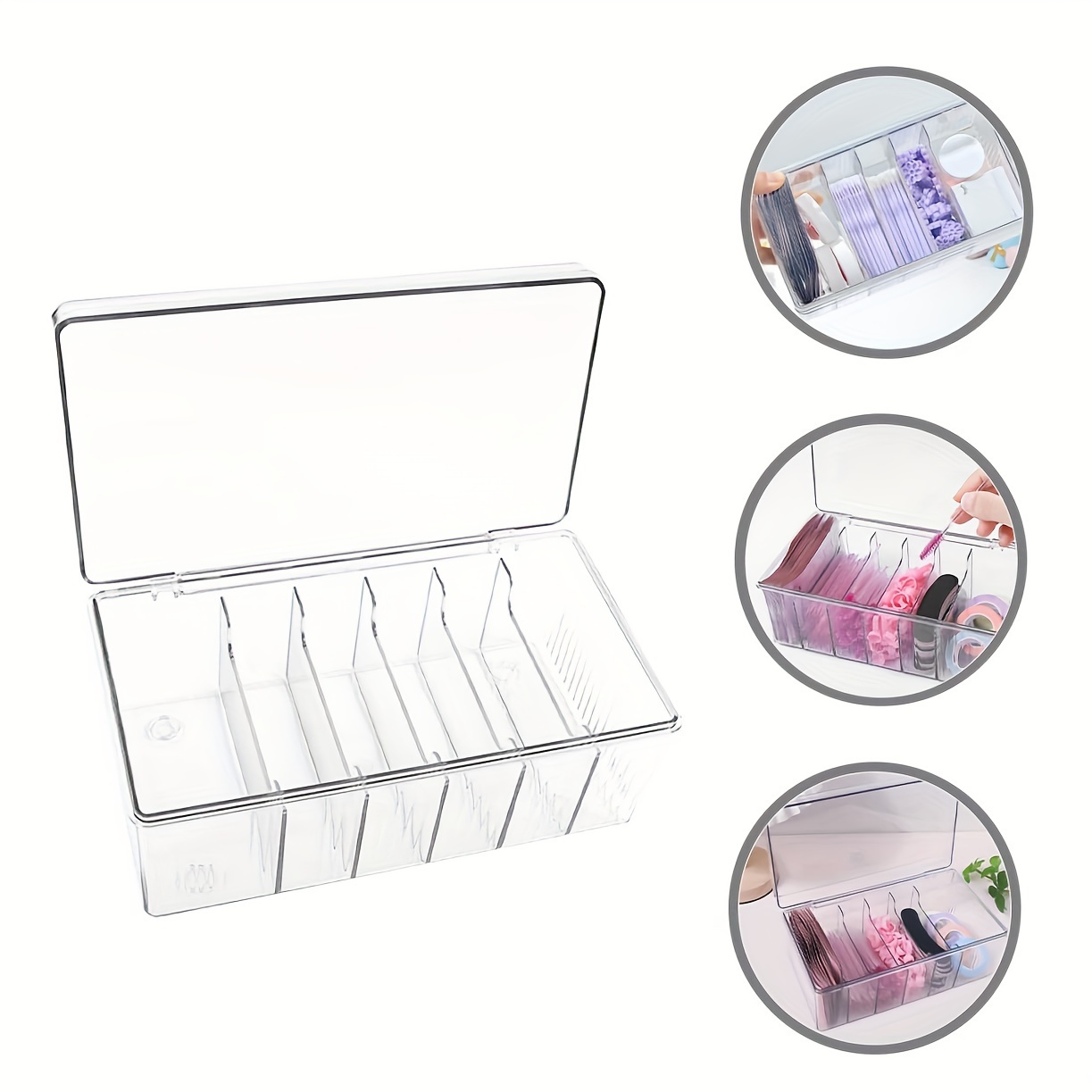 Clear Organizer Eyelash Extension Tool Kit FragranceFree and Battery