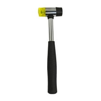 Clear Out Stock! Awwp Black 1*Rubber Hammer New Rubber Mallet Hammer 25Mm Nonslip Grip Mini Rubber and Nylon Head Face Northtiger