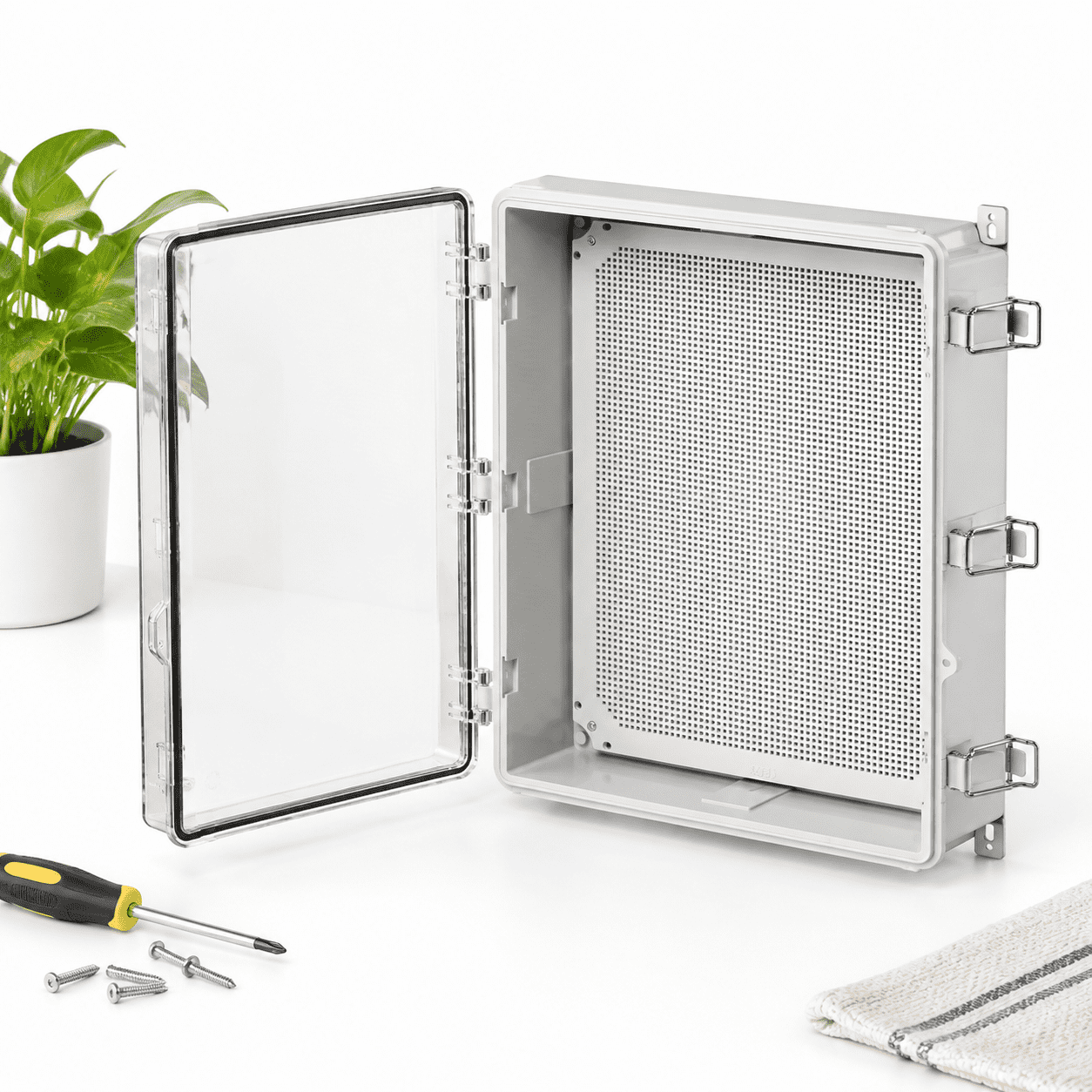 Clear Outdoor Waterproof Electrical Junction Box 20