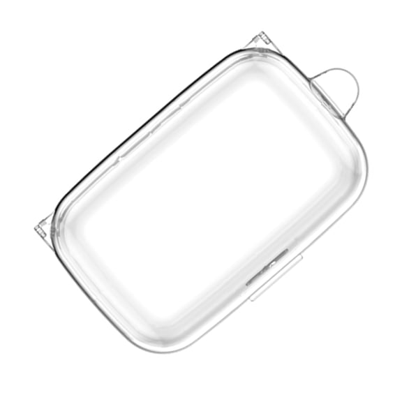Clear PC Earbud Case Protective Case Compact clear Earbud Carrying Case Simple Installation for Earbud Wireless 4/3