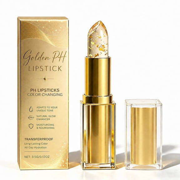 Clear PH Lipsticks Color Changing,Transferproof Colors Hydration Without Stripping,Watery Shiny For Your Lip