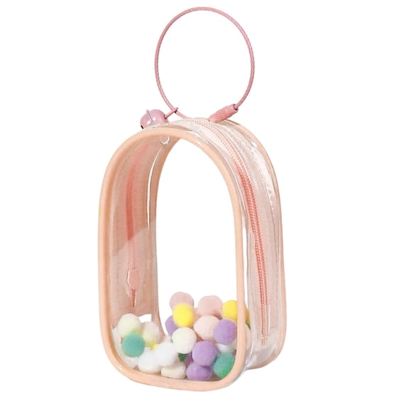 Clear PVC Baby Storage Bag Stylish Round Shape Easy to Carry Portable for Tremdy Parents and Photography Enthusiasts