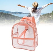 Clear PVC Backpack, Large, Waterproof Durable, Perfect for School, Travel Security Checks