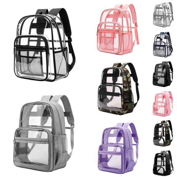 Clear Backpack Shoulder Bag Stadium Approved and for Outdoor Event Concerts and Sport Activities Clear Gift Bags