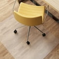 thumbnail image 1 of Clear PVC Chair Mat, Non-Slip Desk Chair Floor Protector, Transparent Office Mat for Hardwood Floors, Easy to Clean(B), 1 of 3