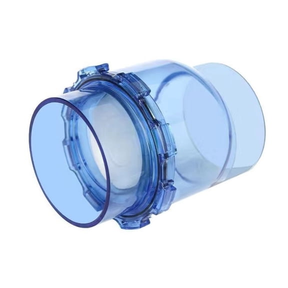 Clear PVC Check Gate For Drainpipe 5cm 11cm Against Backwash Wastewater Security