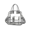 thumbnail image 1 of Clear Crossbody Bag for Stadium Events Single Shoulder Transparent Backpack for Concert Sports Events Vacation Travel, 1 of 10