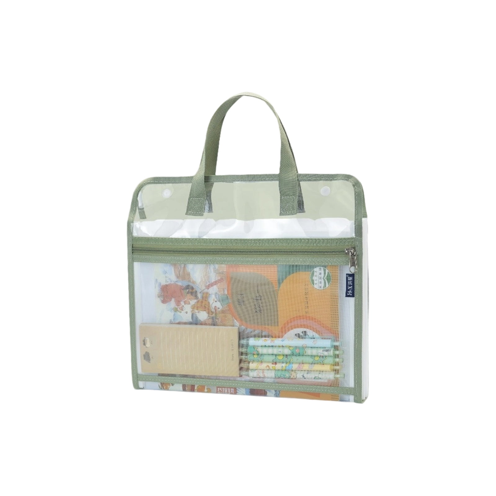Clear PVC File Organiser Sorting Folder Expandable Document Organiser ...