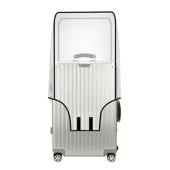 Clear PVC Luggage Protector - Waterproof, Handle Hole, Multiple Sizes